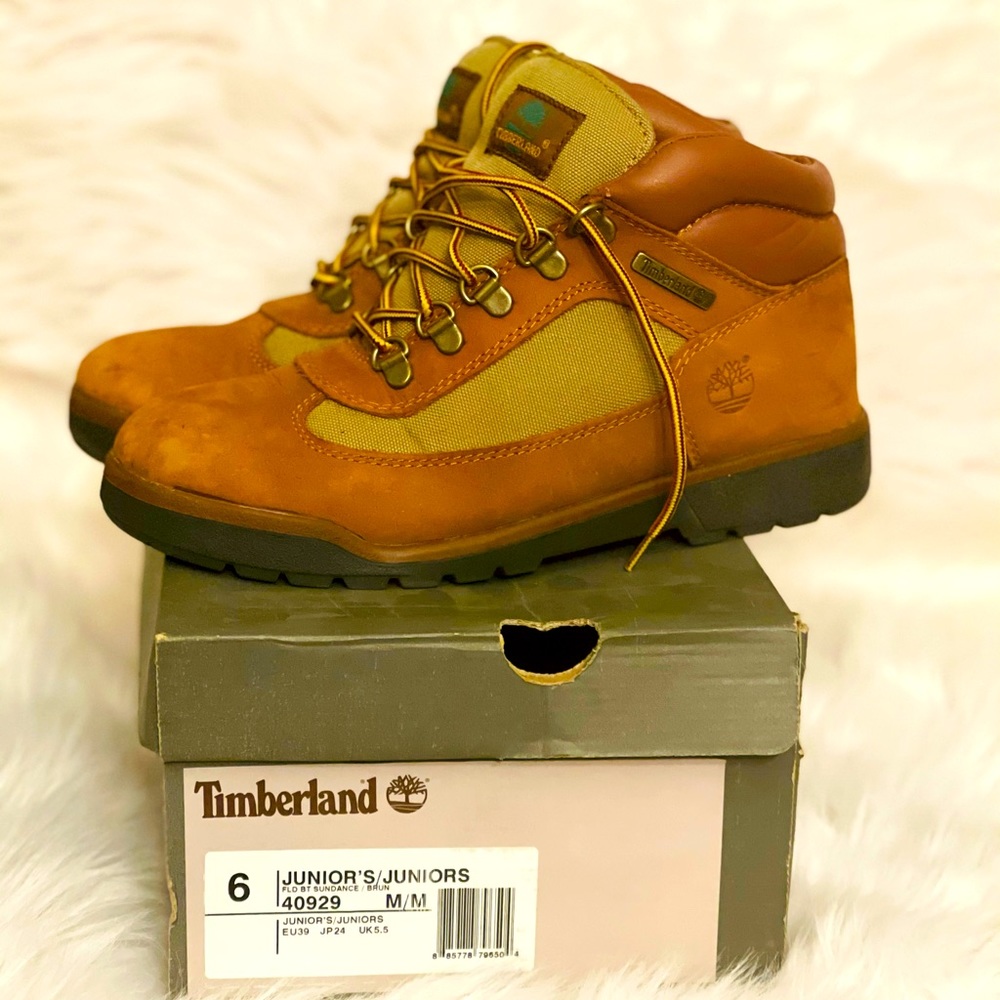 Preowned Chicken & Broccoli Timberland boots